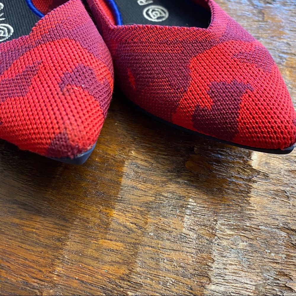 Rothy’s red camo point flat - Picture 7 of 7